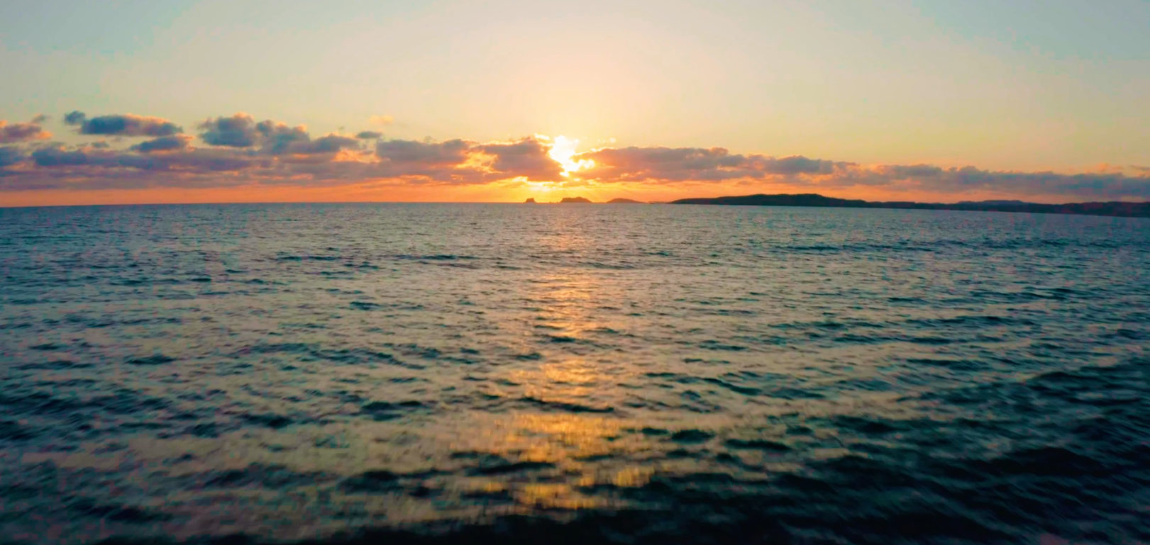 Photo of sunset over the sea near goa beach